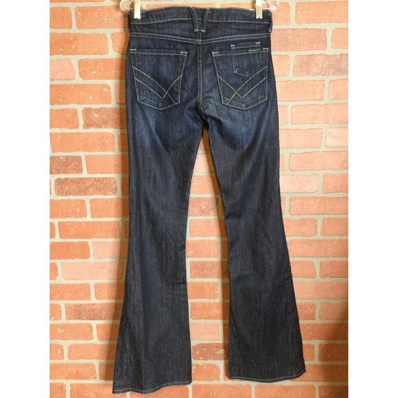 William Rast Women's Cat Flared Leg Jeans Stretch Pockets Blue SZ 26 - Picture 4 of 10